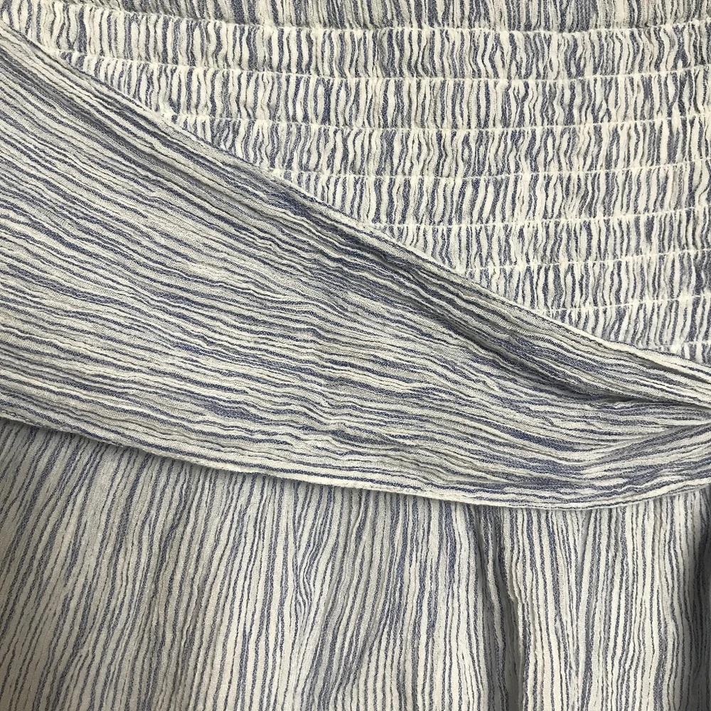 Club Monaco XS Blue White Striped Mini Skirt - Picture 4 of 6